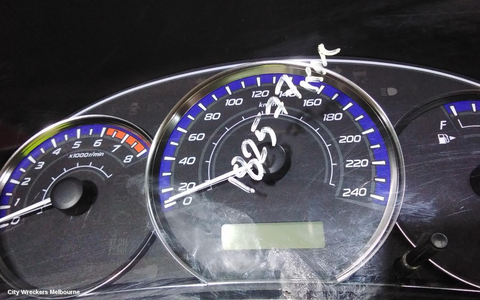 SUBARU FORESTER INSTRUMENT CLUSTER, INSTRUMENT CLUSTER, P/N SC110, 02/2008 - 12/2012