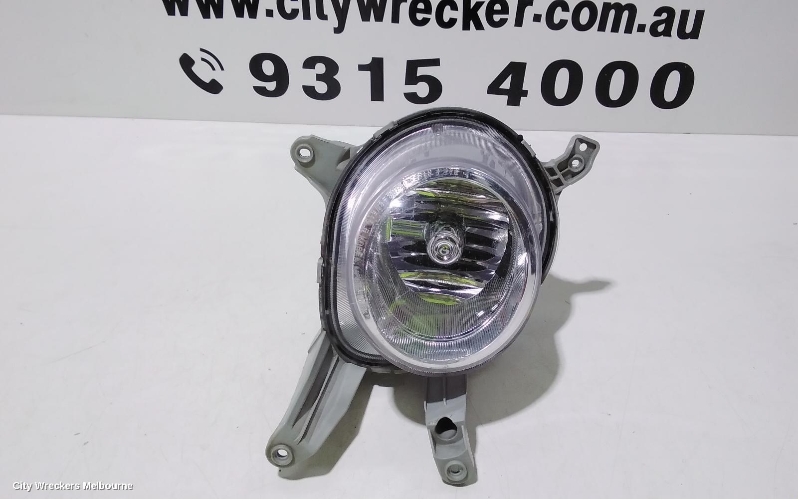 HYUNDAI VELOSTER RIGHT INDICATOR/FOG/SIDE, BUMPER FOGLAMP, FS, TURBO TYPE, 07/2012 - 02/2018