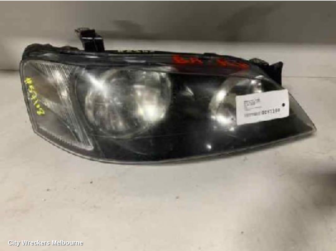 FORD FALCON RIGHT HEADLAMP, BA-BF1, XT, BLACK INSERT TYPE, 10/2002 - 08/2006