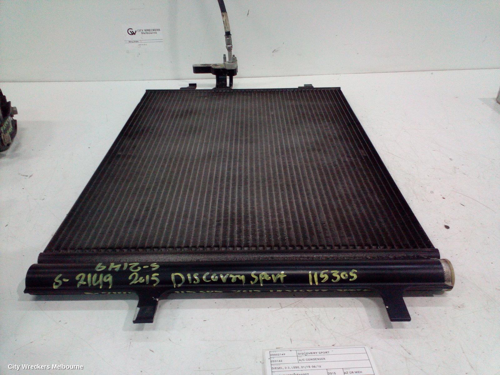 LAND ROVER DISCOVERY SPORT A/C CONDENSER, DIESEL, 2.2, L550, 01/2015 - 06/2016