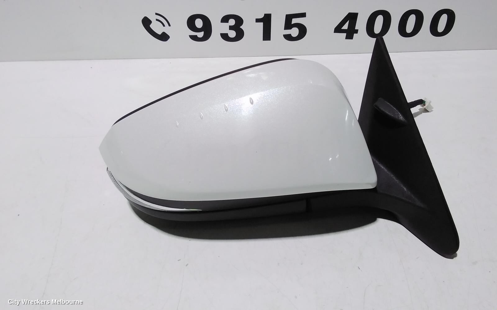 TOYOTA KLUGER RIGHT DOOR MIRROR, GSU50/GSU55, GX/GXL, NON HEATED, NON MEMORY FUNCTION & NON BLIND SPOT, 03/2014 - 10/2016
