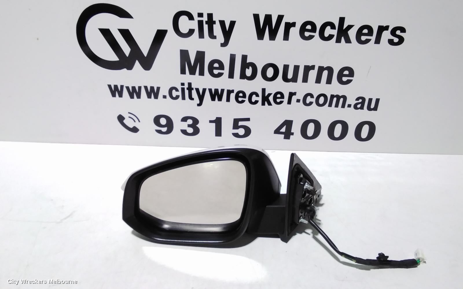 TOYOTA KLUGER LEFT DOOR MIRROR, GSU50/GSU55, GX/GXL, NON HEATED, NON MEMORY FUNCTION & NON BLIND SPOT, 03/2014 - 10/2016