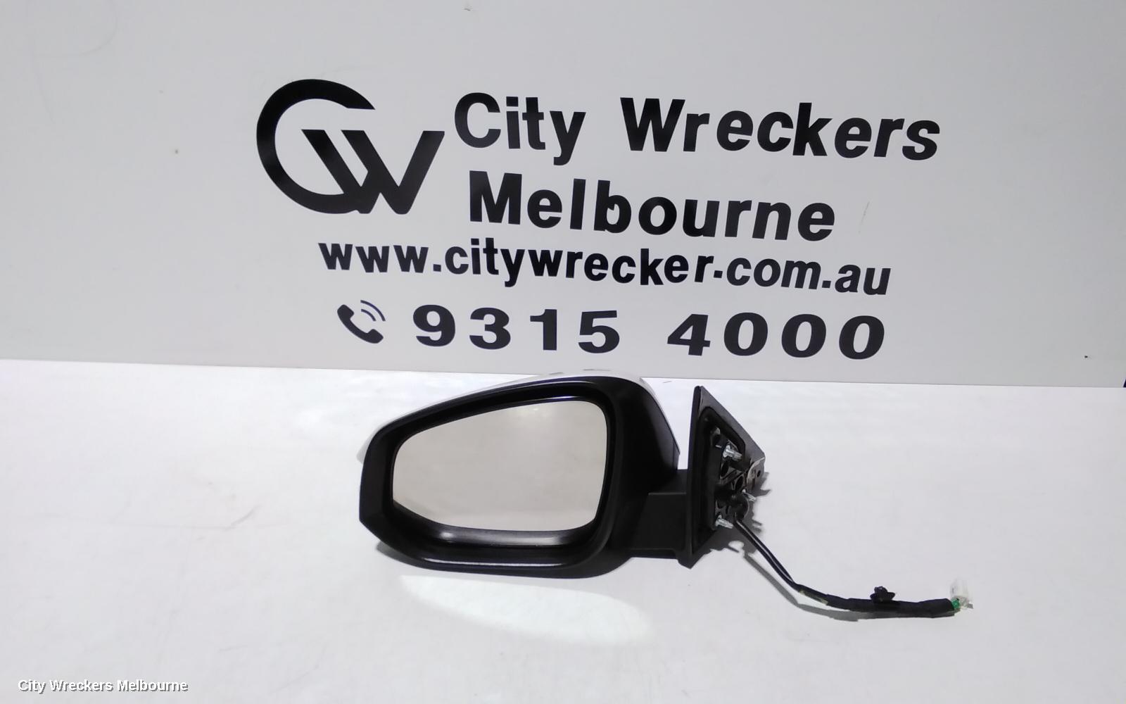 TOYOTA KLUGER LEFT DOOR MIRROR, GSU50/GSU55, GX/GXL, NON HEATED, NON MEMORY FUNCTION & NON BLIND SPOT, 03/2014 - 10/2016
