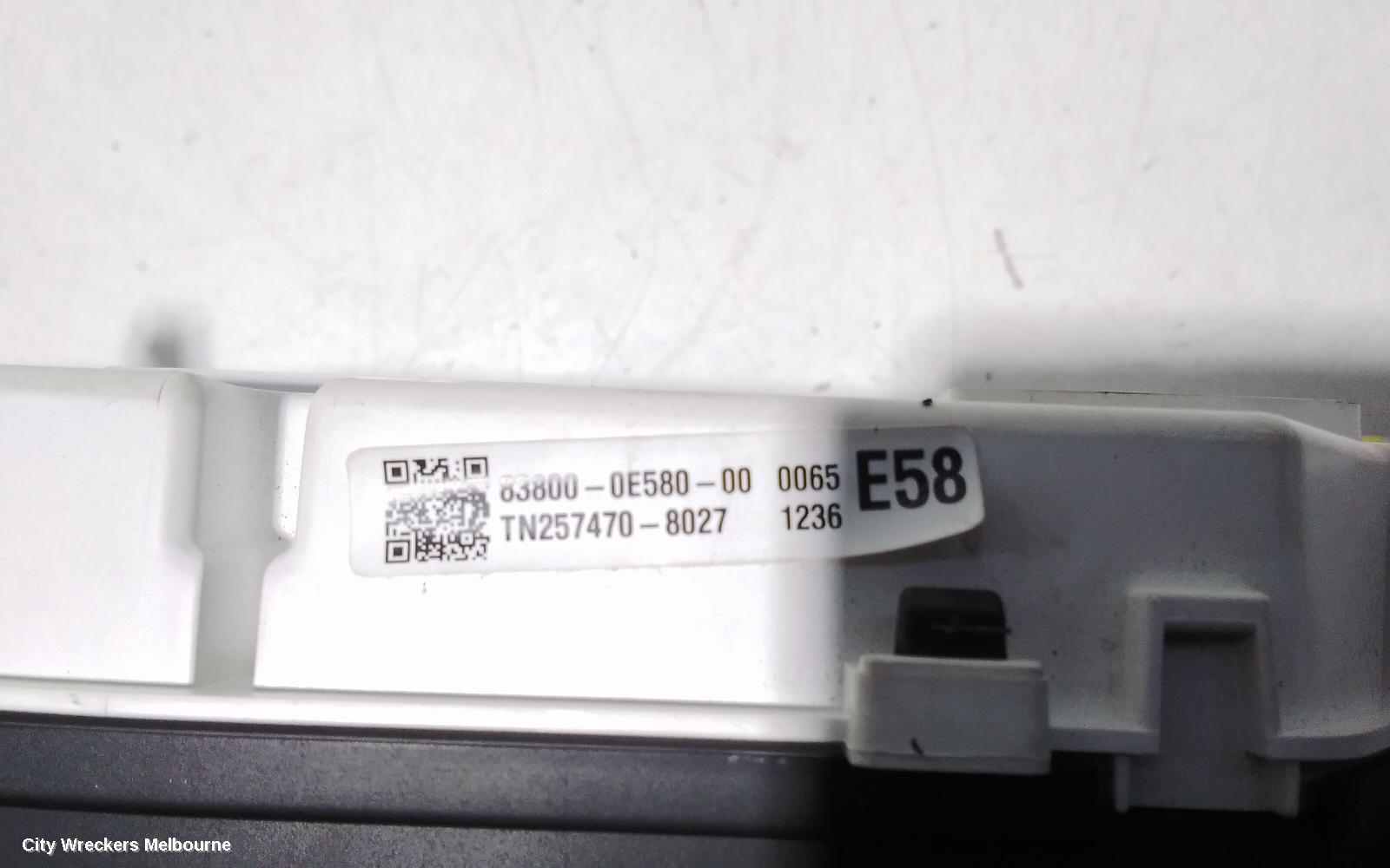 TOYOTA KLUGER INSTRUMENT CLUSTER, INSTRUMENT CLUSTER, GX/GXL, GSU50/GSU55, 03/2014 - 10/2016