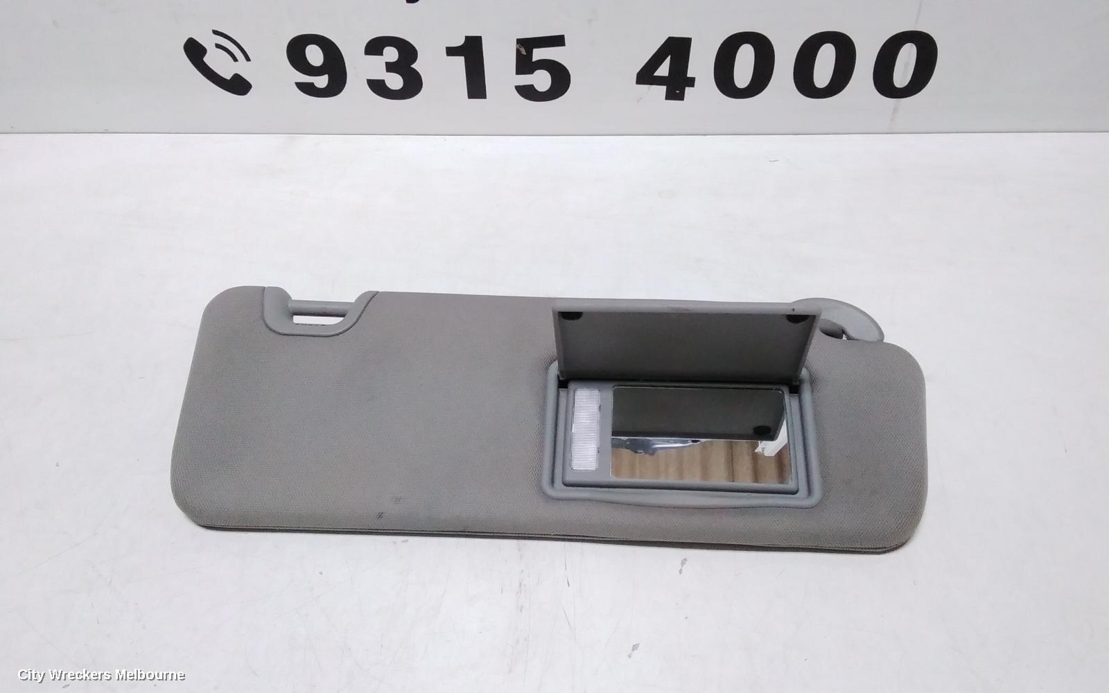 TOYOTA KLUGER SUNVISOR, GSU50/GSU55, RH SIDE, 03/2014 - 02/2021