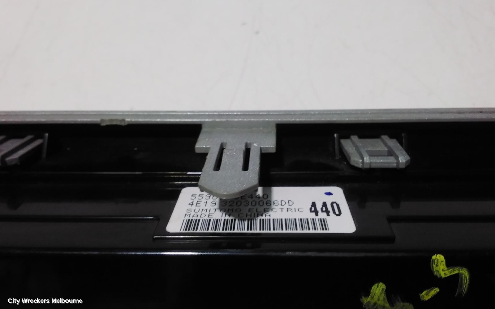 TOYOTA KLUGER HEATER/AC CONTROLS, GSU50/GSU55, CLIMATE CONTROL TYPE (FRONT), 03/2014 - 02/2021