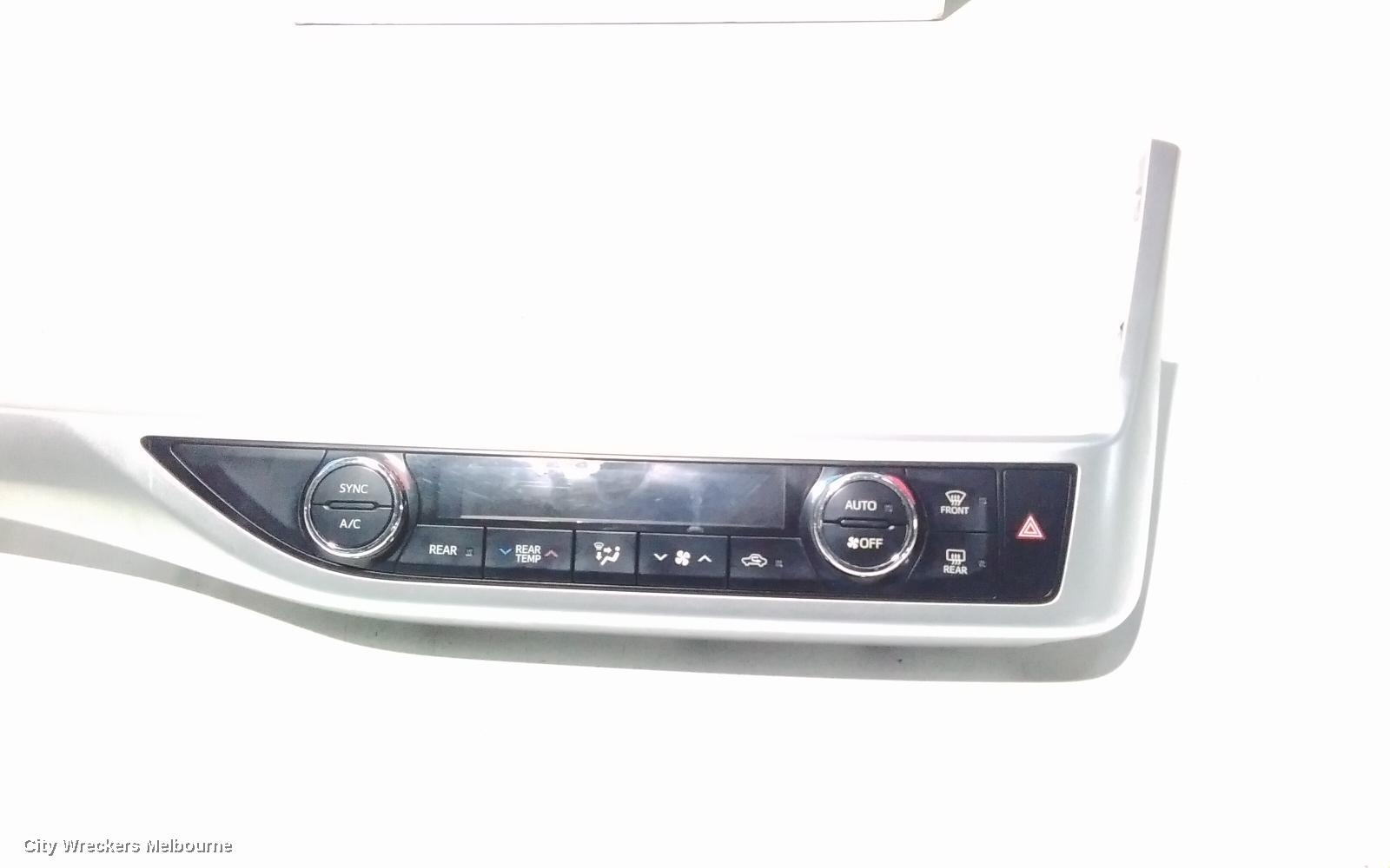 TOYOTA KLUGER HEATER/AC CONTROLS, GSU50/GSU55, CLIMATE CONTROL TYPE (FRONT), 03/2014 - 02/2021
