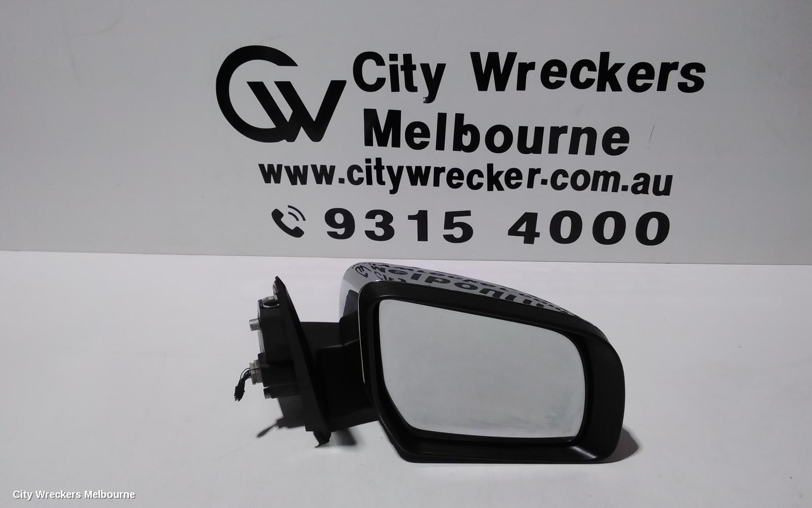 MAZDA BT50 RIGHT DOOR MIRROR, UP-UR, POWER, CHROME, NON POWER FOLDING TYPE, 10/2011 - 06/2020
