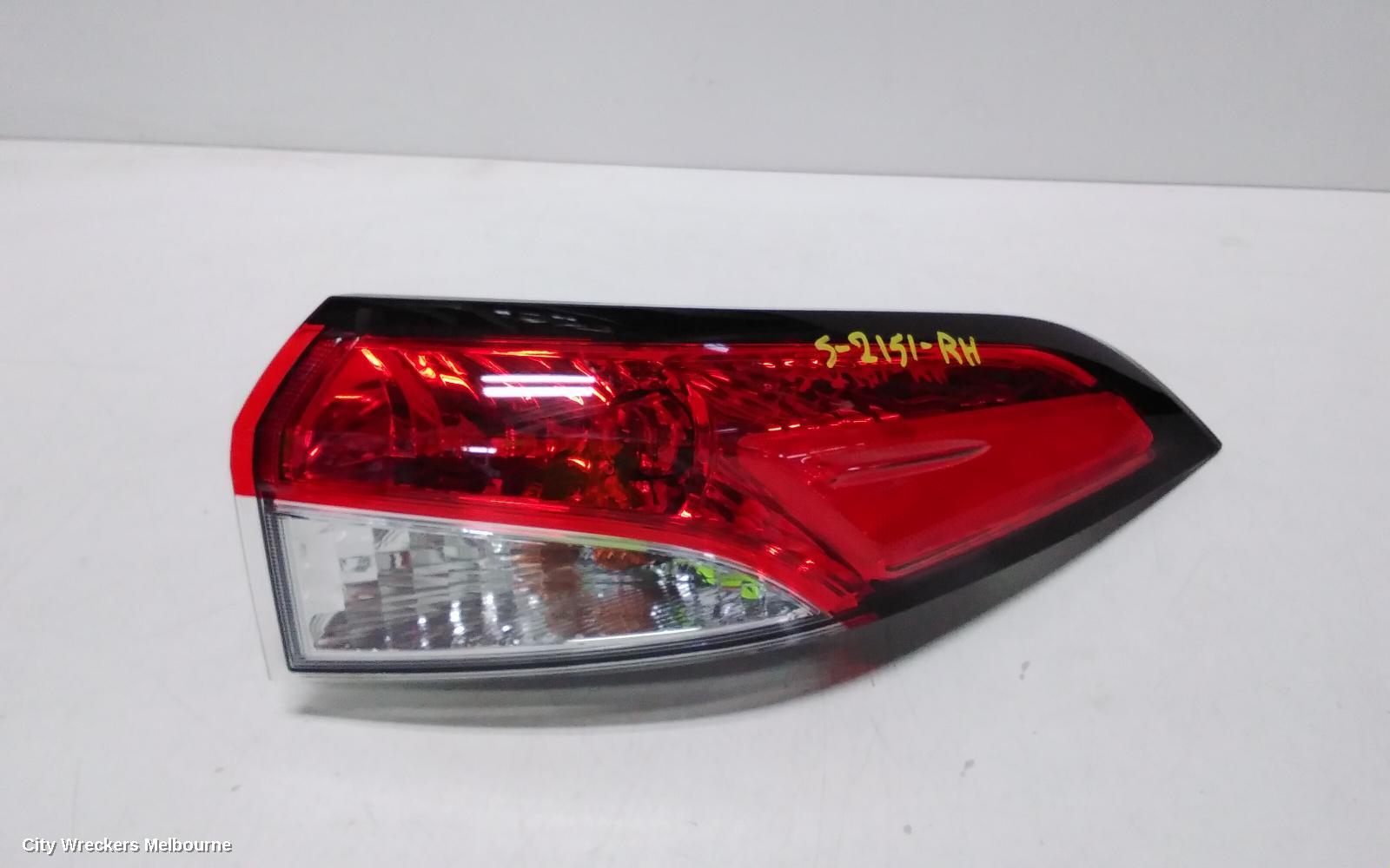 TOYOTA COROLLA RIGHT TAILLIGHT, E210, SEDAN, 09/2019 ONWARDS