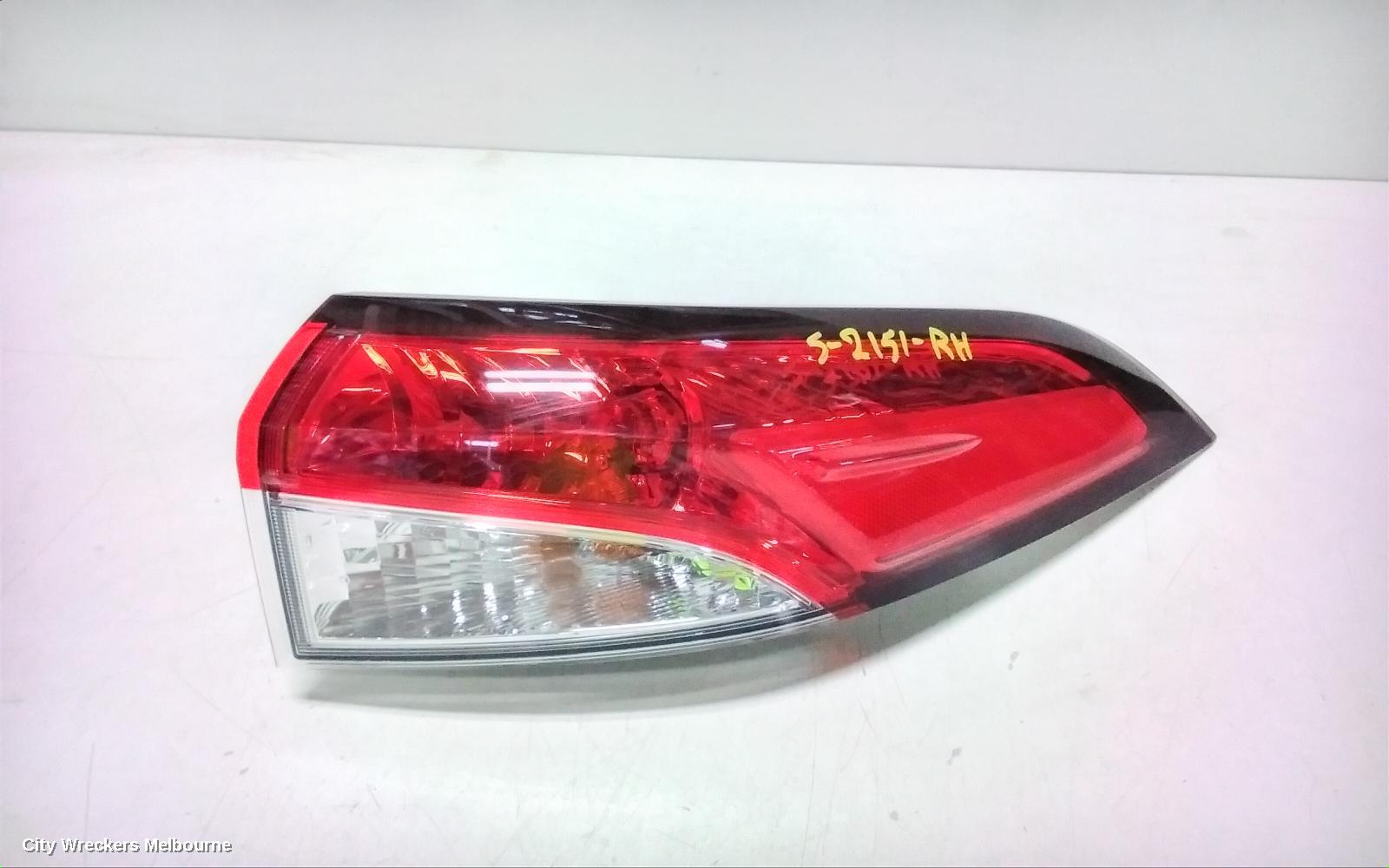 TOYOTA COROLLA RIGHT TAILLIGHT, E210, SEDAN, 09/2019 ONWARDS