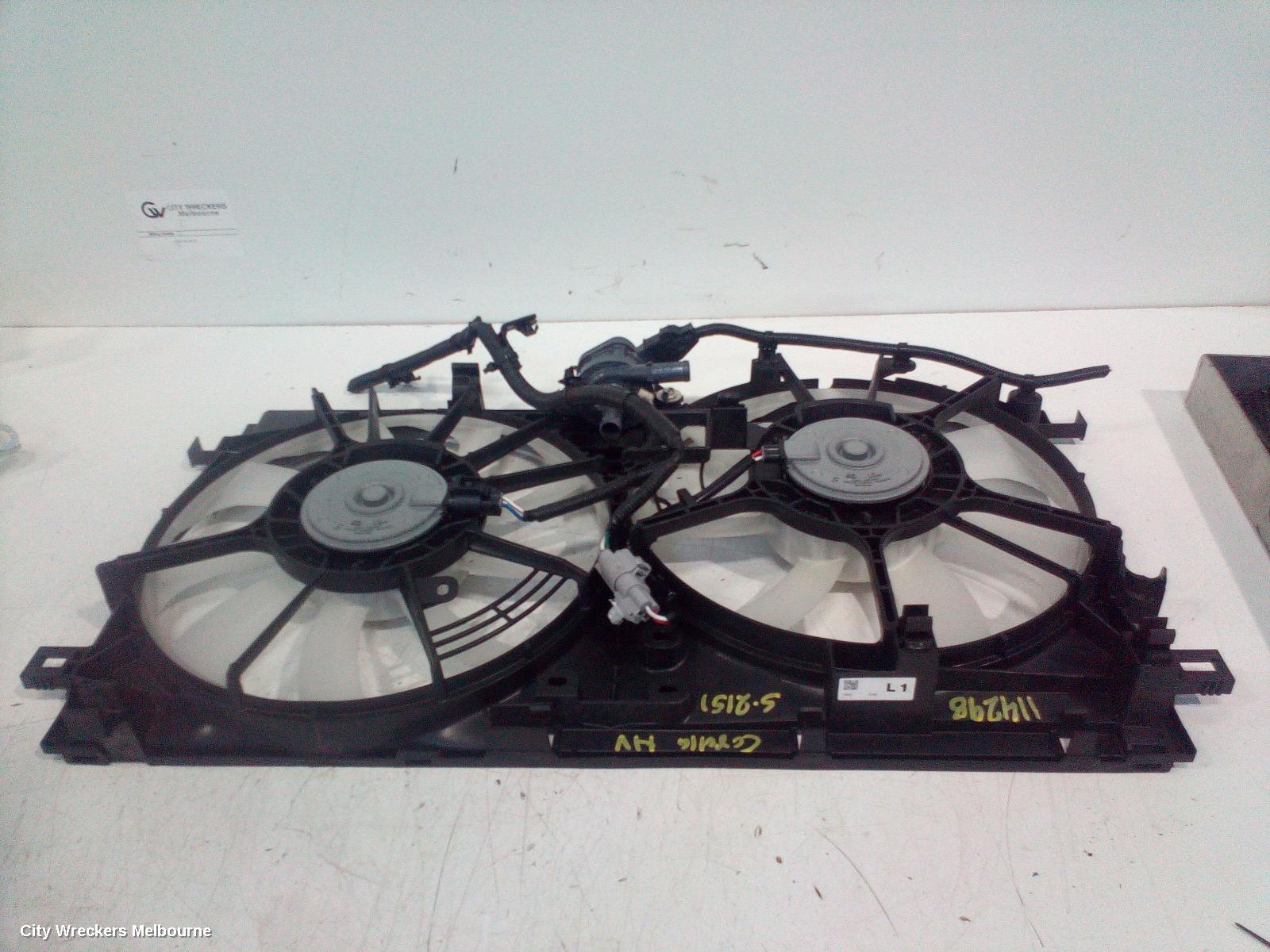 TOYOTA COROLLA FAN, DUAL FAN ASSY, 1.8, PETROL, ZWE211R, 07/2018 ONWARDS