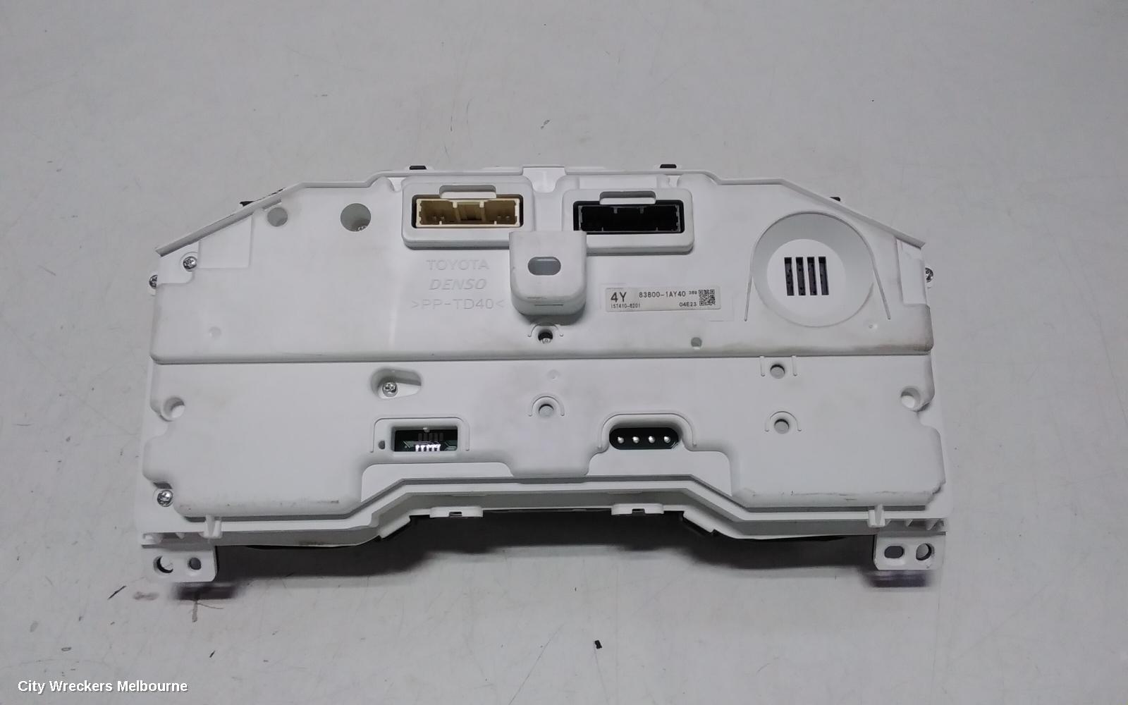 TOYOTA COROLLA INSTRUMENT CLUSTER, INSTRUMENT CLUSTER, MANUAL T/M, SEDAN, ASCENT SPORT, E210, 09/2019 ONWARDS