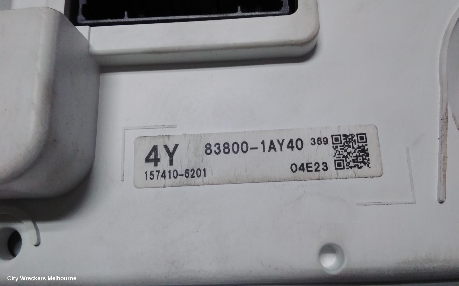 TOYOTA COROLLA INSTRUMENT CLUSTER, INSTRUMENT CLUSTER, MANUAL T/M, SEDAN, ASCENT SPORT, E210, 09/2019 ONWARDS