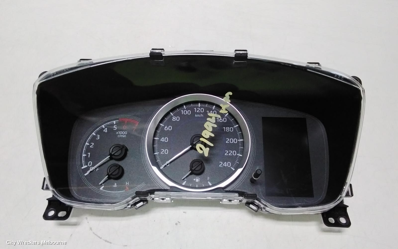 TOYOTA COROLLA INSTRUMENT CLUSTER, INSTRUMENT CLUSTER, MANUAL T/M, SEDAN, ASCENT SPORT, E210, 09/2019 ONWARDS