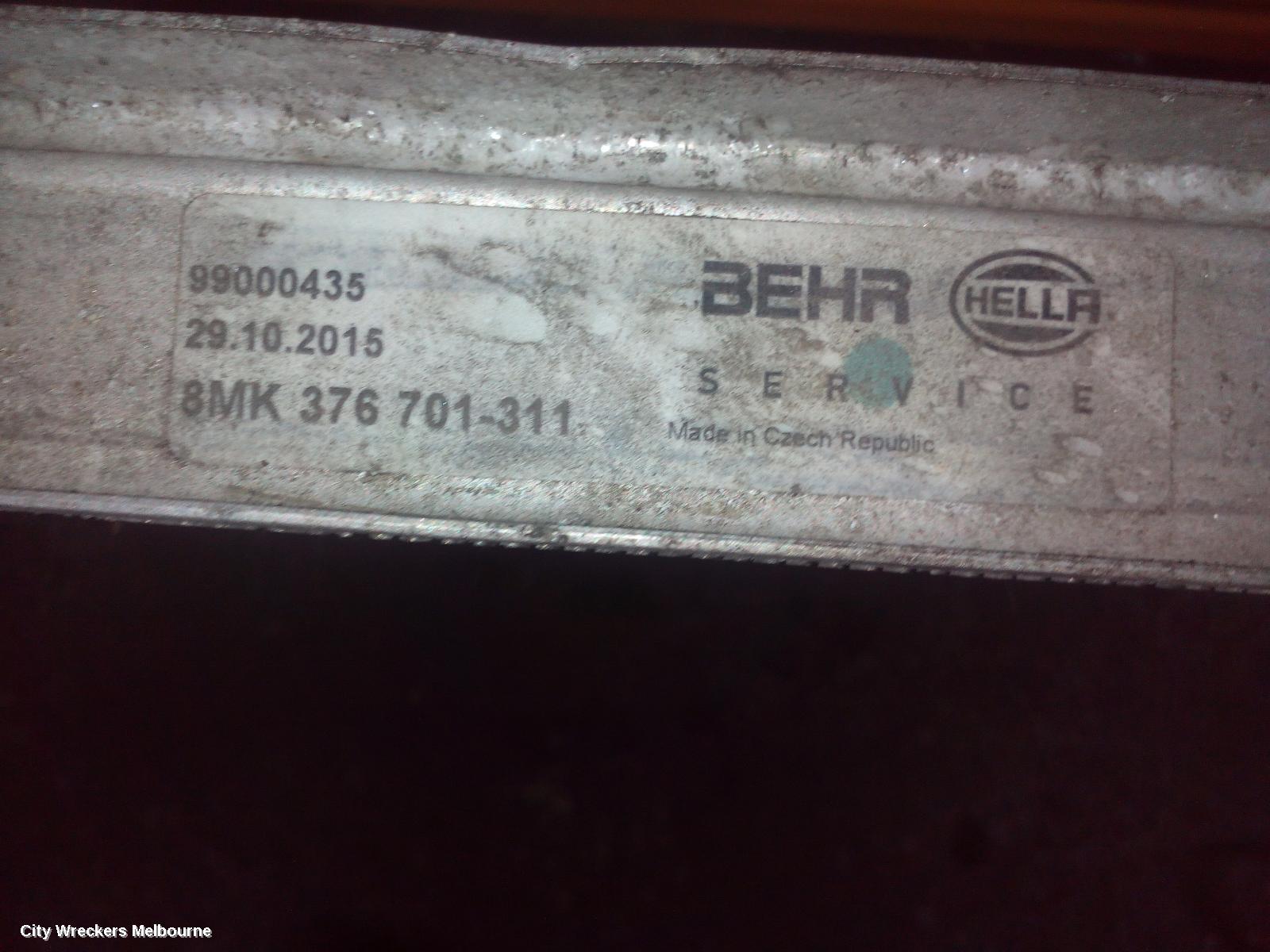 VOLKSWAGEN AMAROK RADIATOR, MANUAL/AUTO, 2.0, DIESEL, 2H, 12/2010 ONWARDS