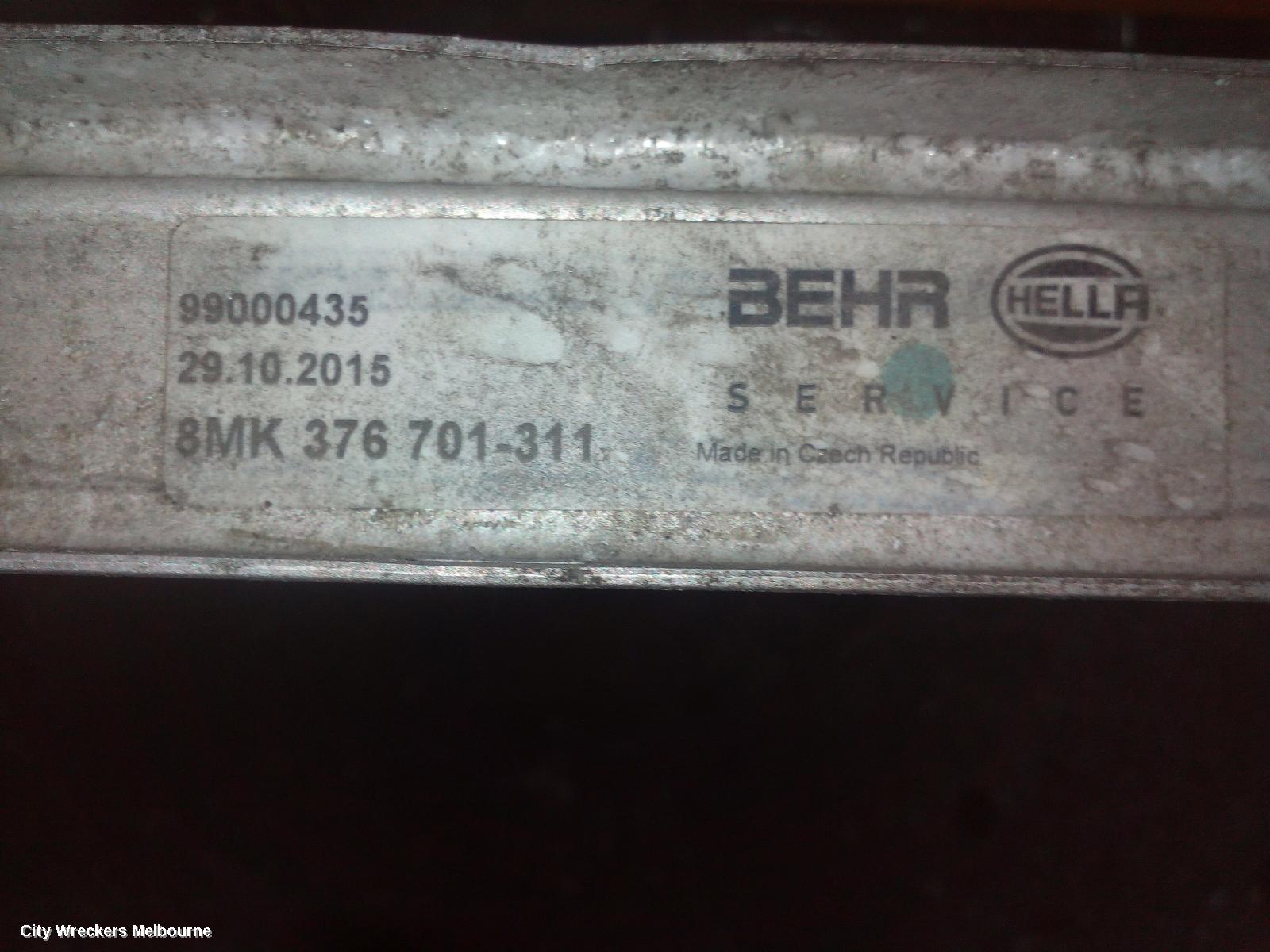 VOLKSWAGEN AMAROK RADIATOR, MANUAL/AUTO, 2.0, DIESEL, 2H, 12/2010 ONWARDS