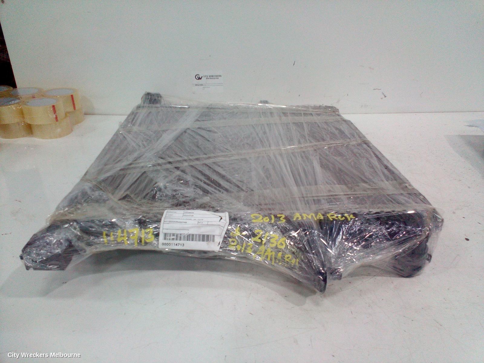 VOLKSWAGEN AMAROK RADIATOR, MANUAL/AUTO, 2.0, DIESEL, 2H, 12/2010 ONWARDS