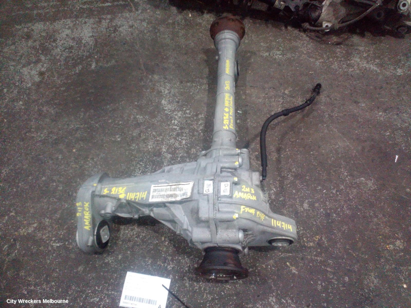 VOLKSWAGEN AMAROK DIFFERENTIAL CENTRE, FRONT, AUTO T/M TYPE, 3.7 RATIO, 12/2010 ONWARDS
