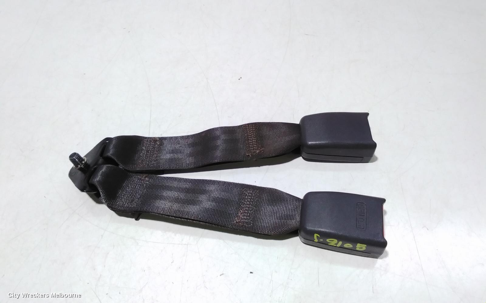 HOLDEN BARINA SEATBELT/STALK, CENTRE REAR, SEAT BELT STALK ONLY, HATCH, TK, 07/2008 - 12/2012