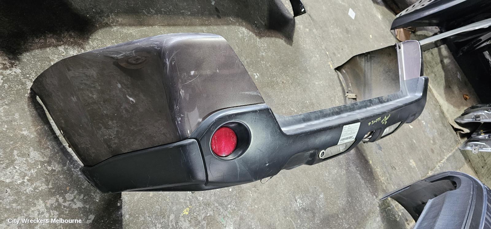 NISSAN XTRAIL REAR BUMPER, T31, NON PARK SENSOR TYPE, 10/2007 - 12/2013