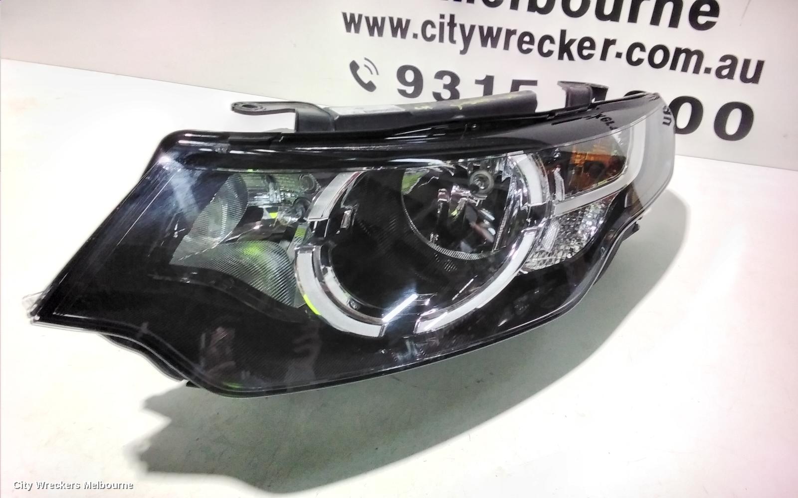 LAND ROVER DISCOVERY SPORT LEFT HEADLAMP, L550, HALOGEN, NON ADAPTIVE TYPE, 01/2015 - 06/2019