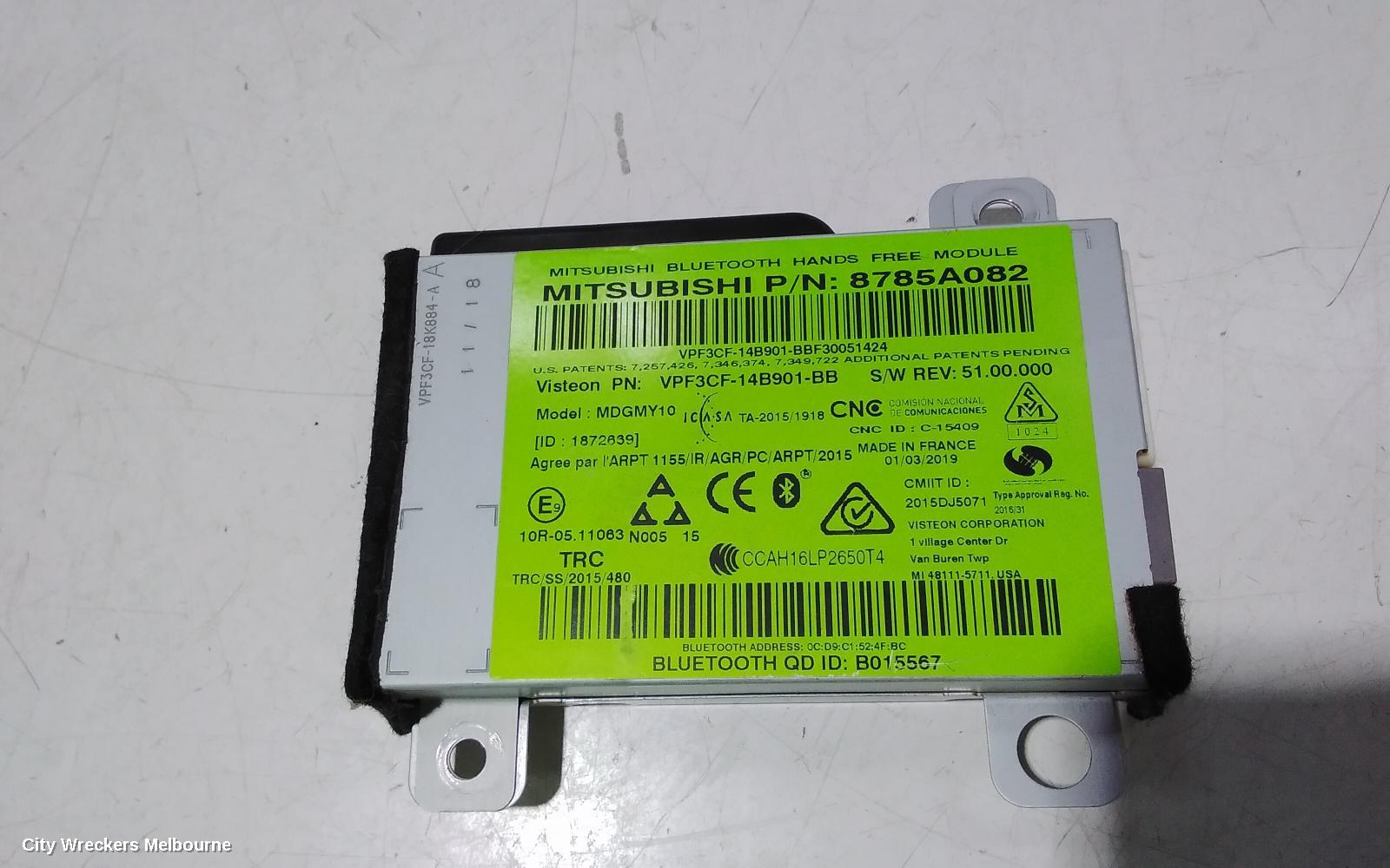MITSUBISHI TRITON, MQ-MR, 03/2015 - 10/2023, 8785A082  OTHER CONTROL UNITS/ MODULES : 97916