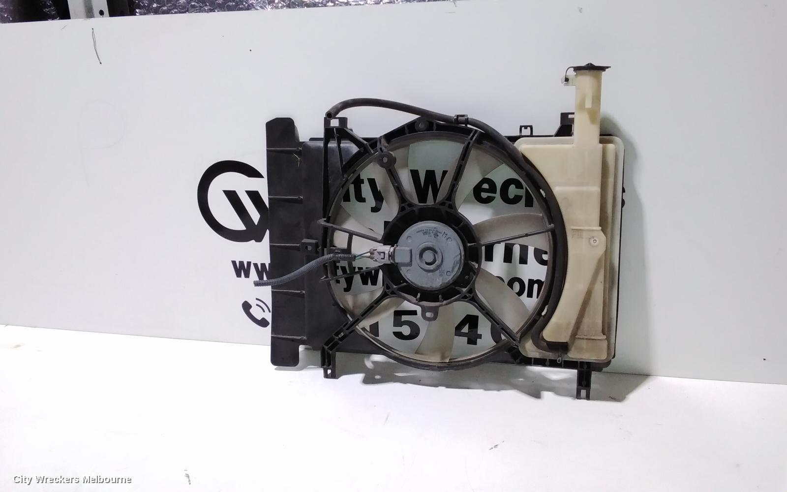 TOYOTA YARIS FAN, RADIATOR FAN, NCP9#-NCP13#, 10/2005 - 12/2019 (AUS ONLY)