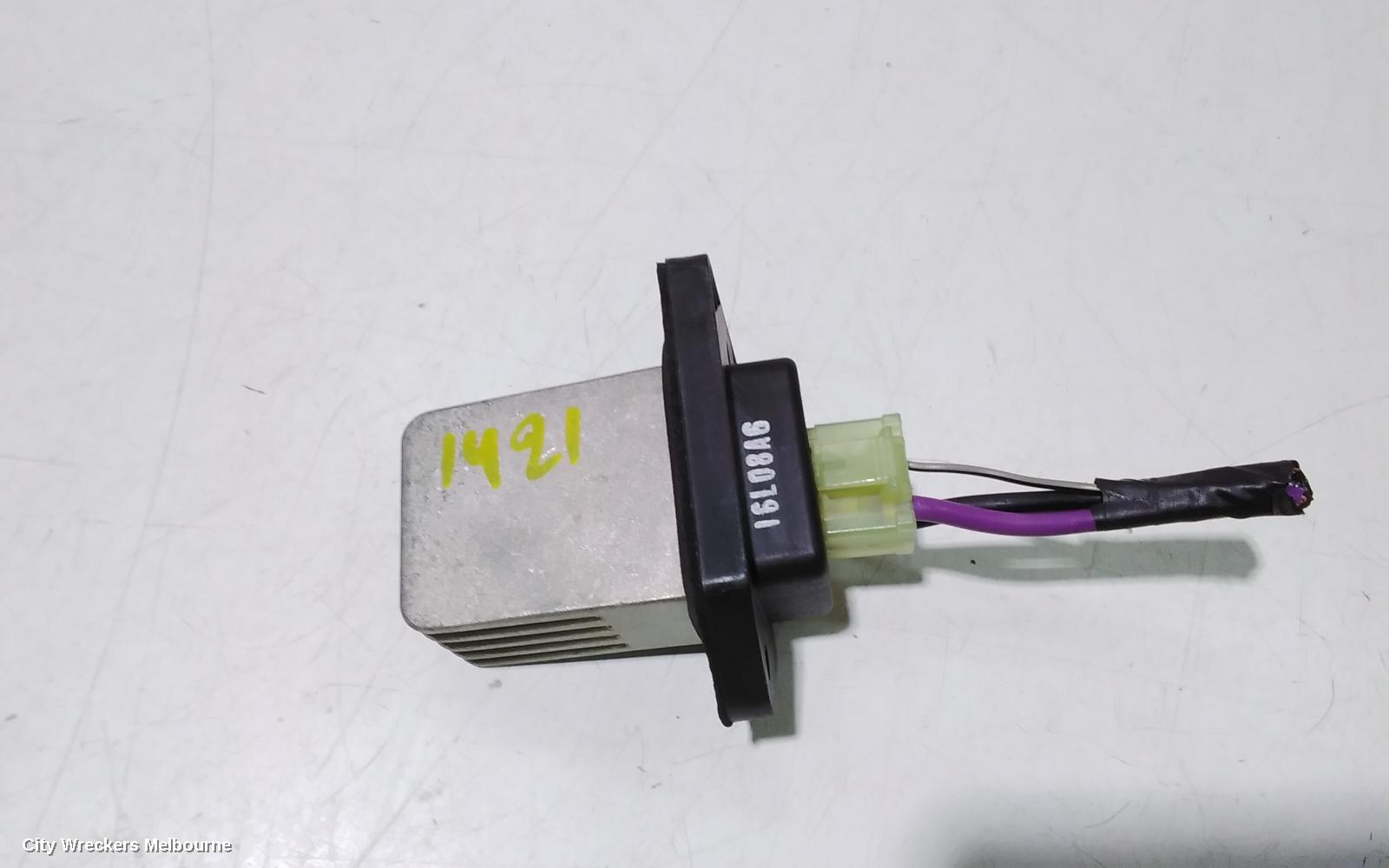 HOLDEN CAPTIVA FAN SPEED RESISTOR, CG, 09/2006 - 06/2018