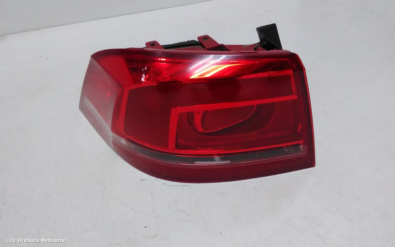 VOLKSWAGEN PASSAT LEFT TAILLIGHT, 3C/MK6 B7, ALLTRACK/WAGON, NON LED TYPE, 09/2010 - 05/2015