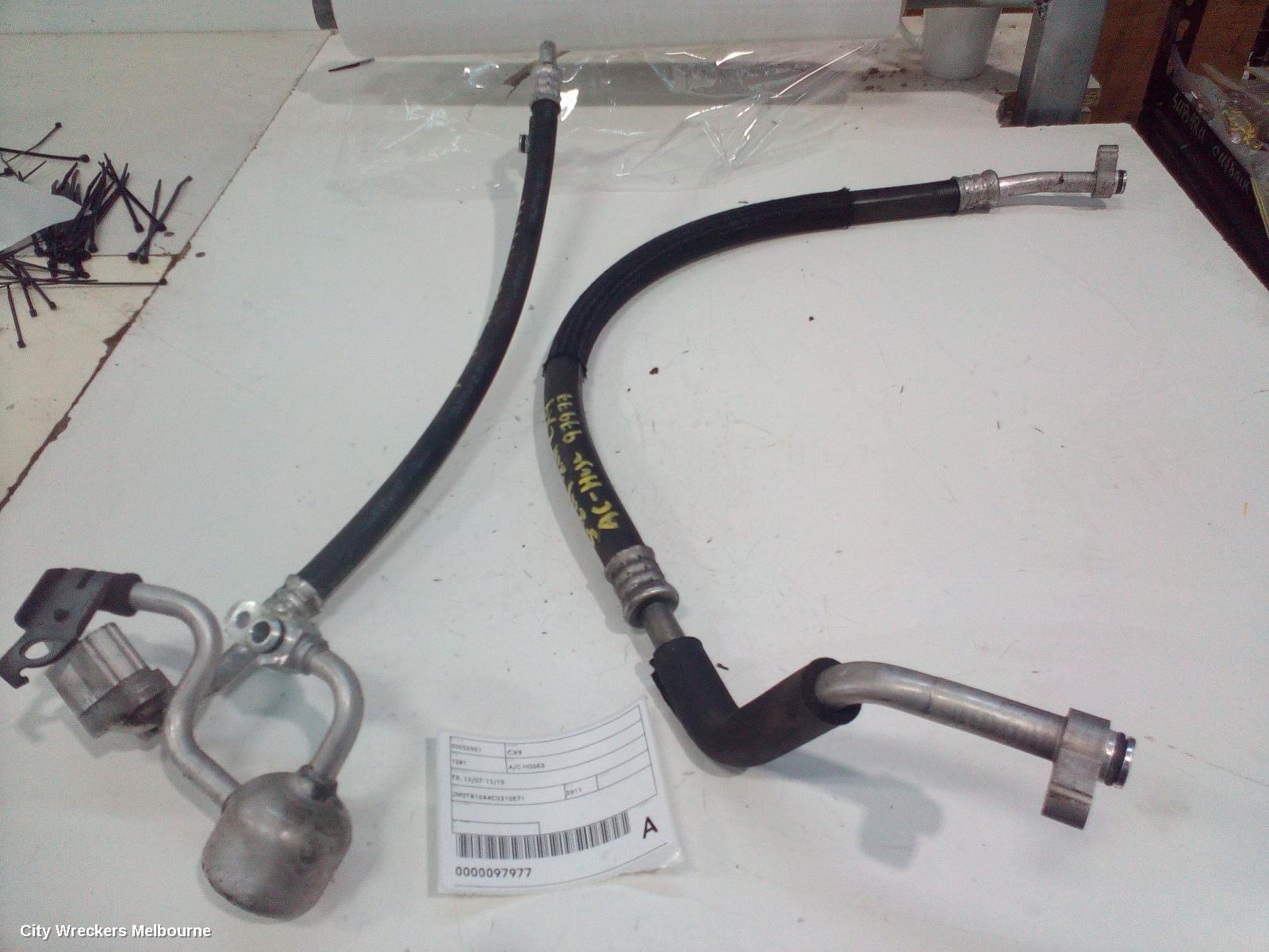MAZDA CX9 A/C HOSES, TB, 12/2007 - 12/2015