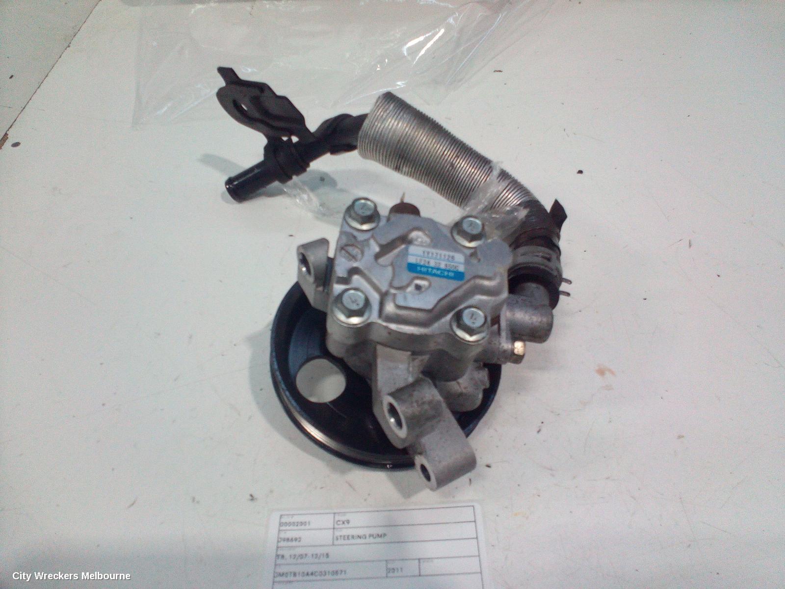 MAZDA CX9 STEERING PUMP, TB, 12/2007 - 12/2015