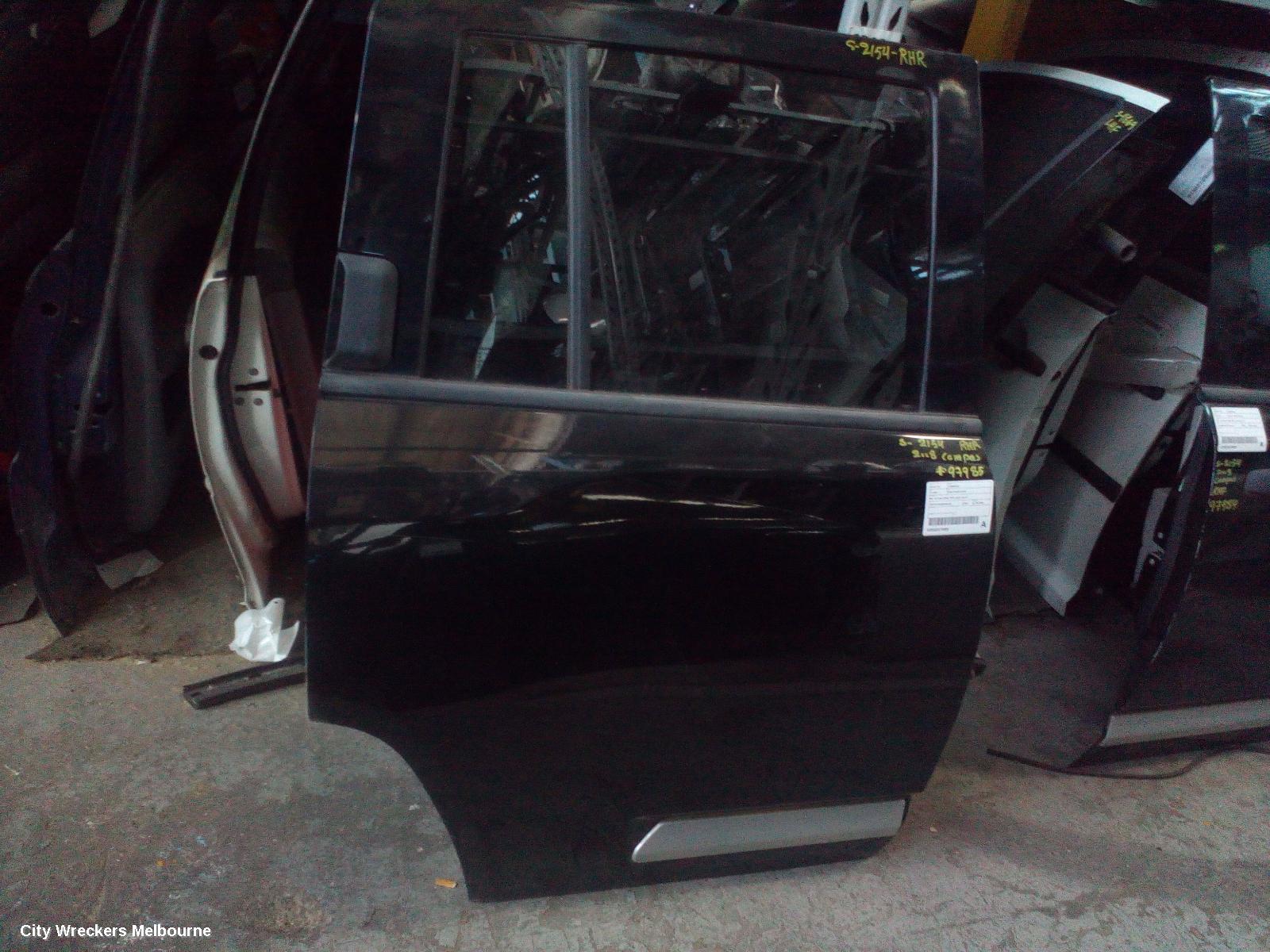 JEEP COMPASS RIGHT REAR DOOR, MK, W/ MOULDING TYPE, 03/2007 - 03/2010