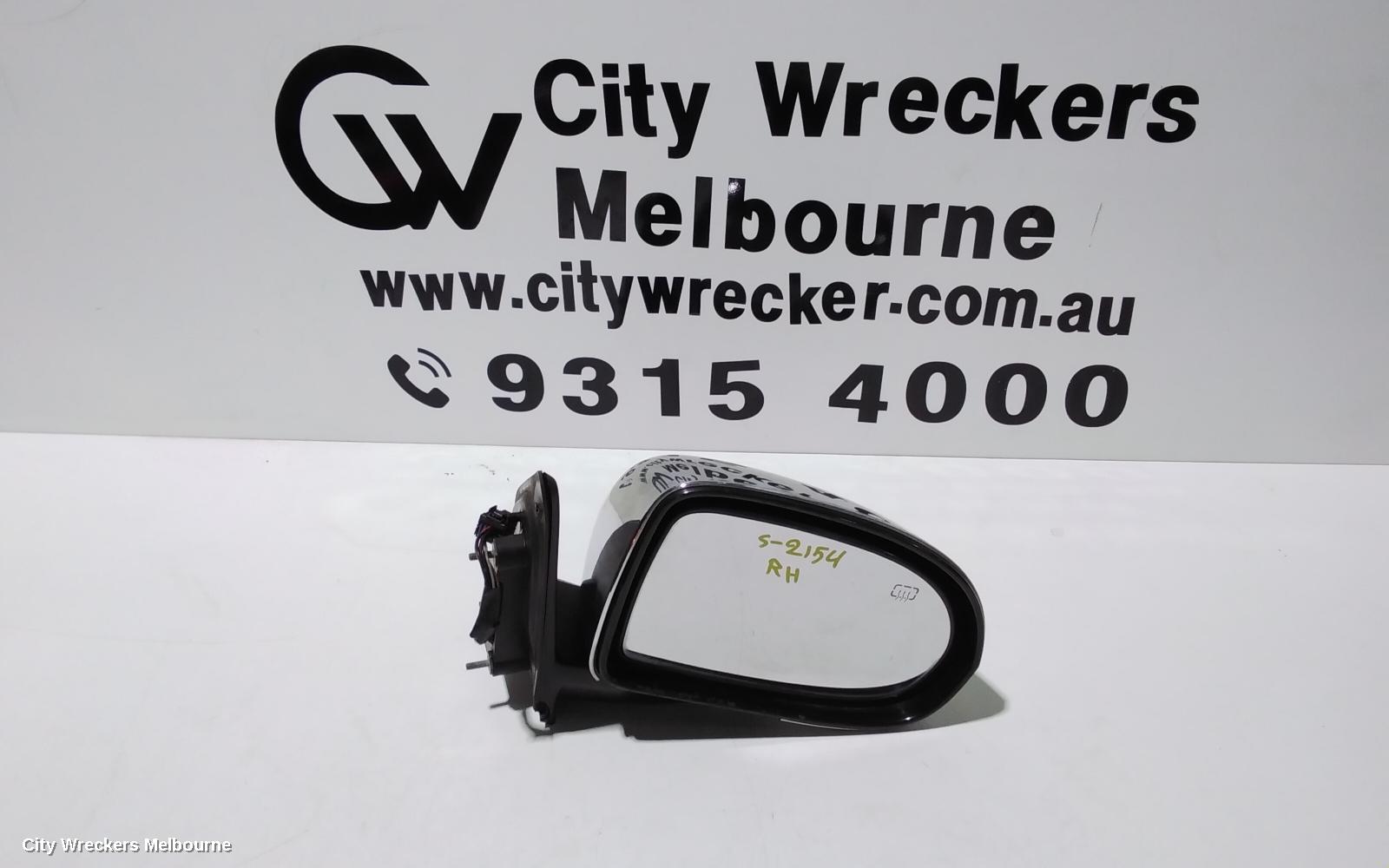 JEEP COMPASS RIGHT DOOR MIRROR, MK, POWER, BLACK, 03/2007 - 03/2010