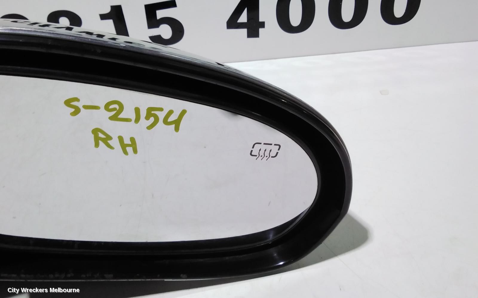 JEEP COMPASS RIGHT DOOR MIRROR, MK, POWER, BLACK, 03/2007 - 03/2010