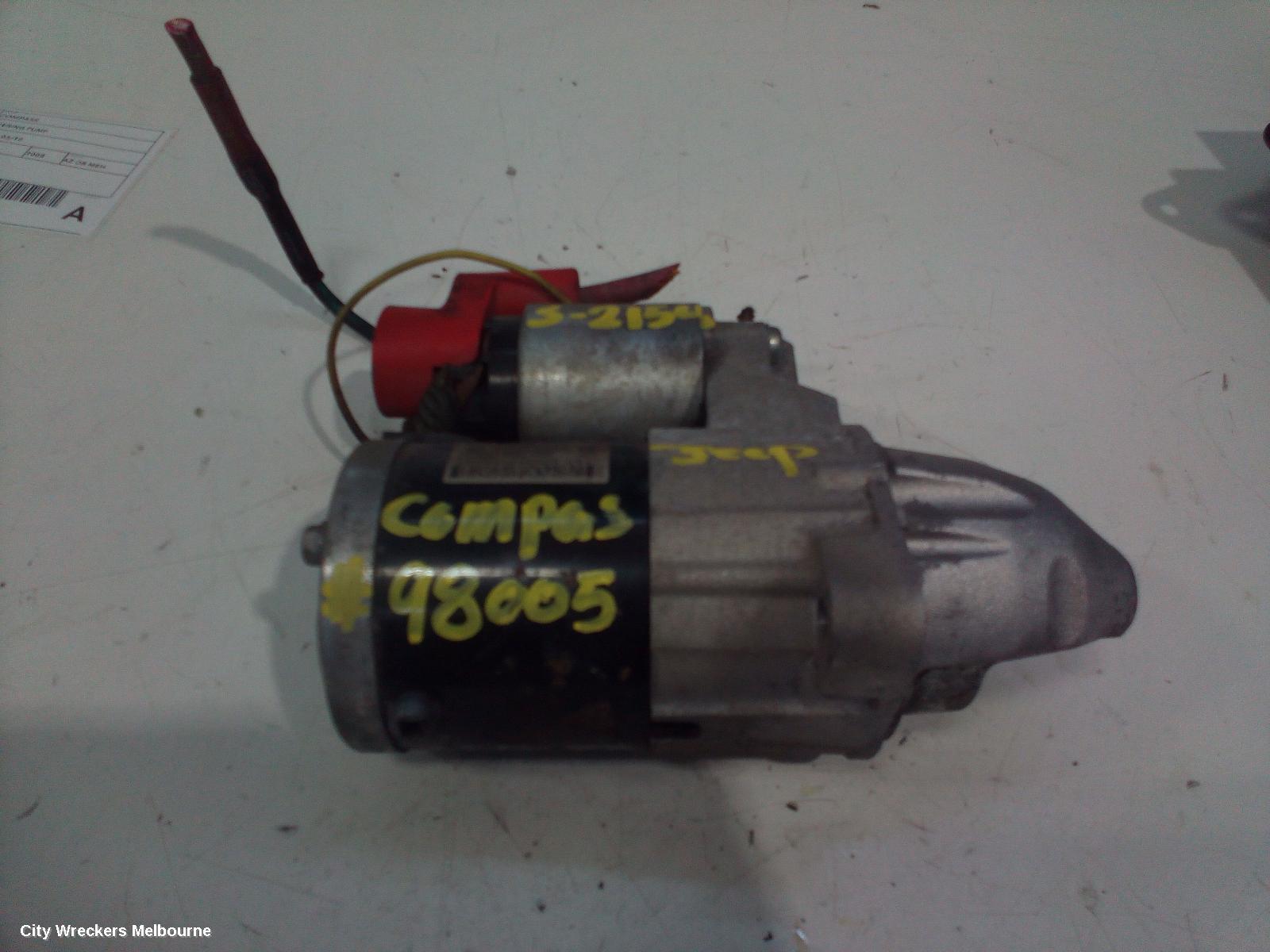 JEEP COMPASS STARTER, PETROL, 2.4, MK, 12/2006 - 12/2016