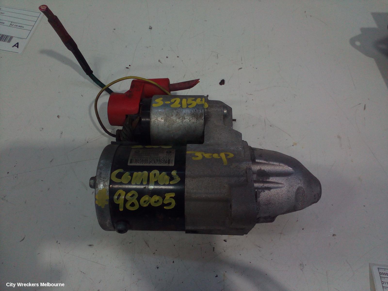 JEEP COMPASS STARTER, PETROL, 2.4, MK, 12/2006 - 12/2016