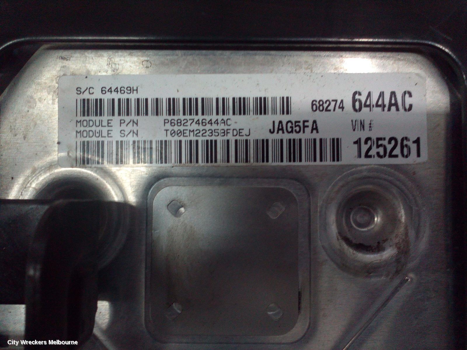 DODGE JOURNEY ECU, ENGINE ECU, 3.6, PETROL, ECU ONLY, JC, 07/2011 - 12/2016