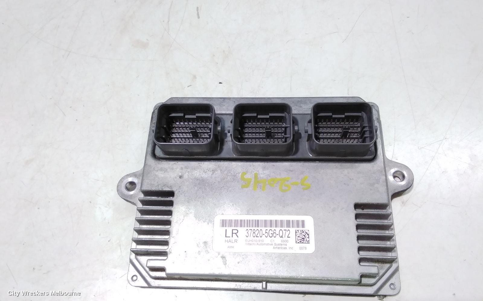 HONDA ACCORD ECU, ENGINE ECU, 3.5, V6L, ECU ONLY, 9TH GEN, 05/2013 - 08/2019