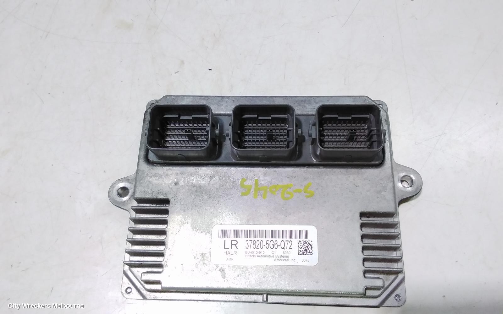 HONDA ACCORD ECU, ENGINE ECU, 3.5, V6L, ECU ONLY, 9TH GEN, 05/2013 - 08/2019