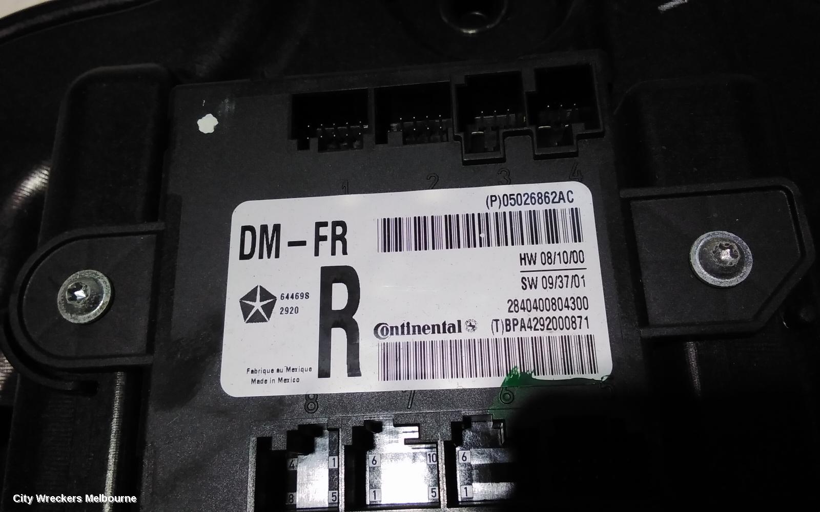 DODGE JOURNEY RIGHT FRONT WINDOW REG/MOTOR, JC, POWER, 09/2008 - 12/2016
