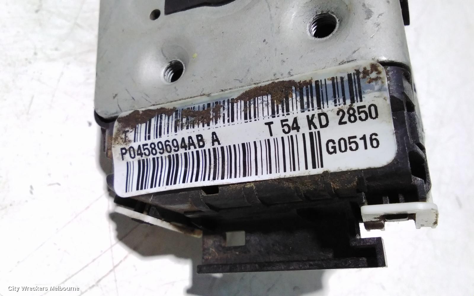 DODGE JOURNEY DOOR/BOOT/GATE LOCK, RIGHT FRONT DOOR LOCK, JC, 09/2008 - 07/2011