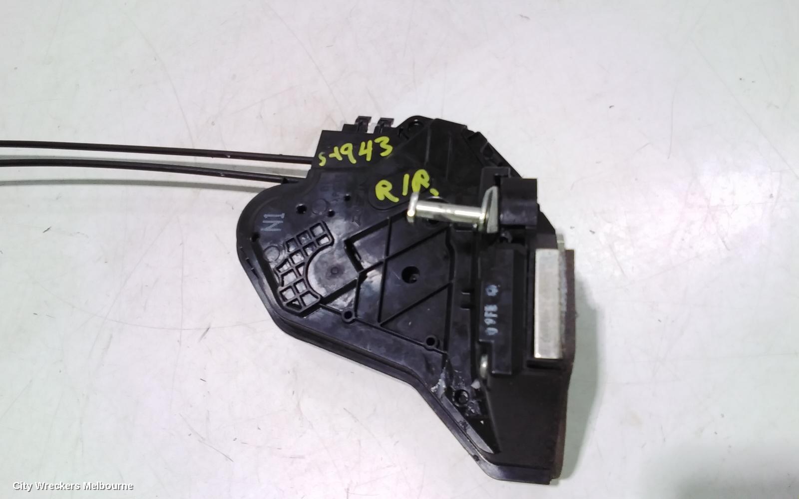 TOYOTA COROLLA DOOR/BOOT/GATE LOCK, RIGHT REAR DOOR LOCK, ZRE172R, 12/2013 - 06/2019