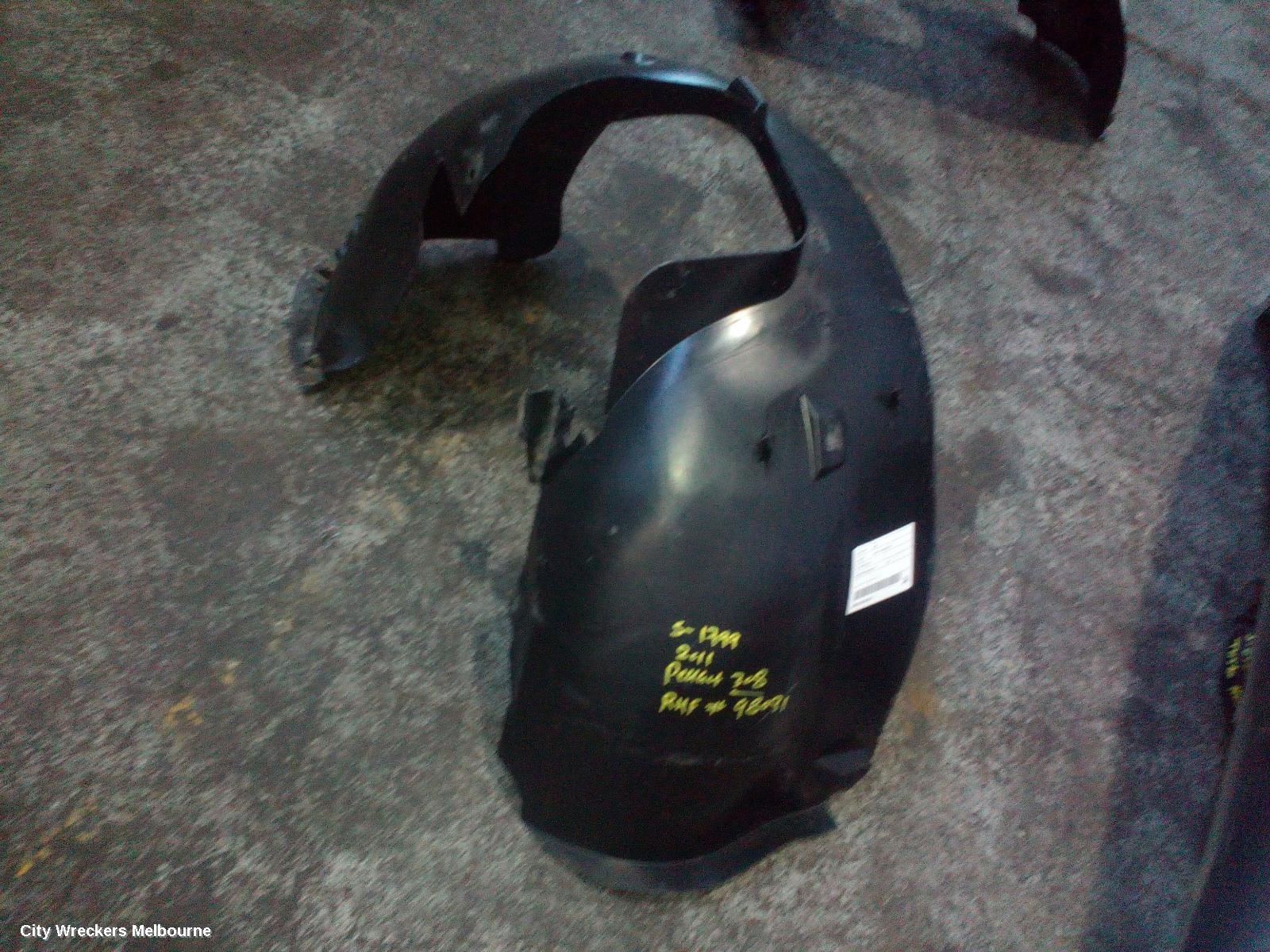 PEUGEOT 308 RIGHT GUARD LINER, T7, 09/2007 - 09/2014