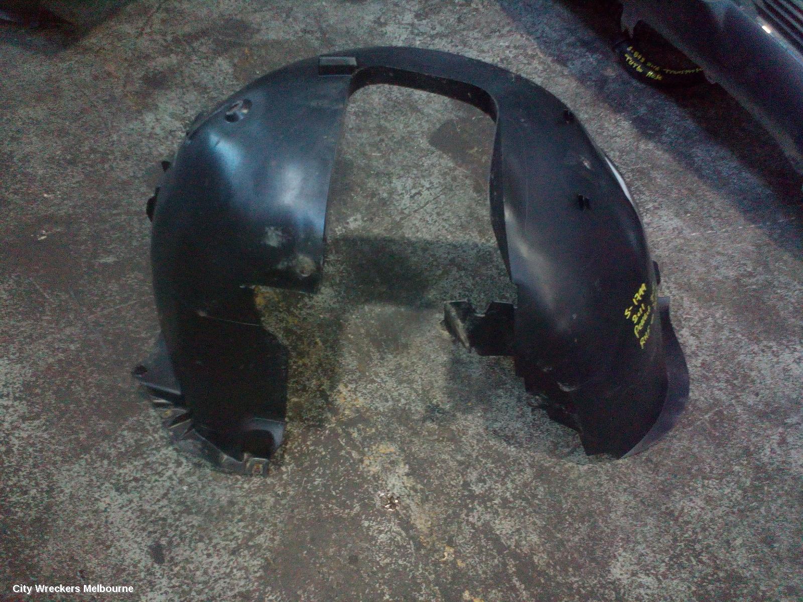 PEUGEOT 308 RIGHT GUARD LINER, T7, 09/2007 - 09/2014