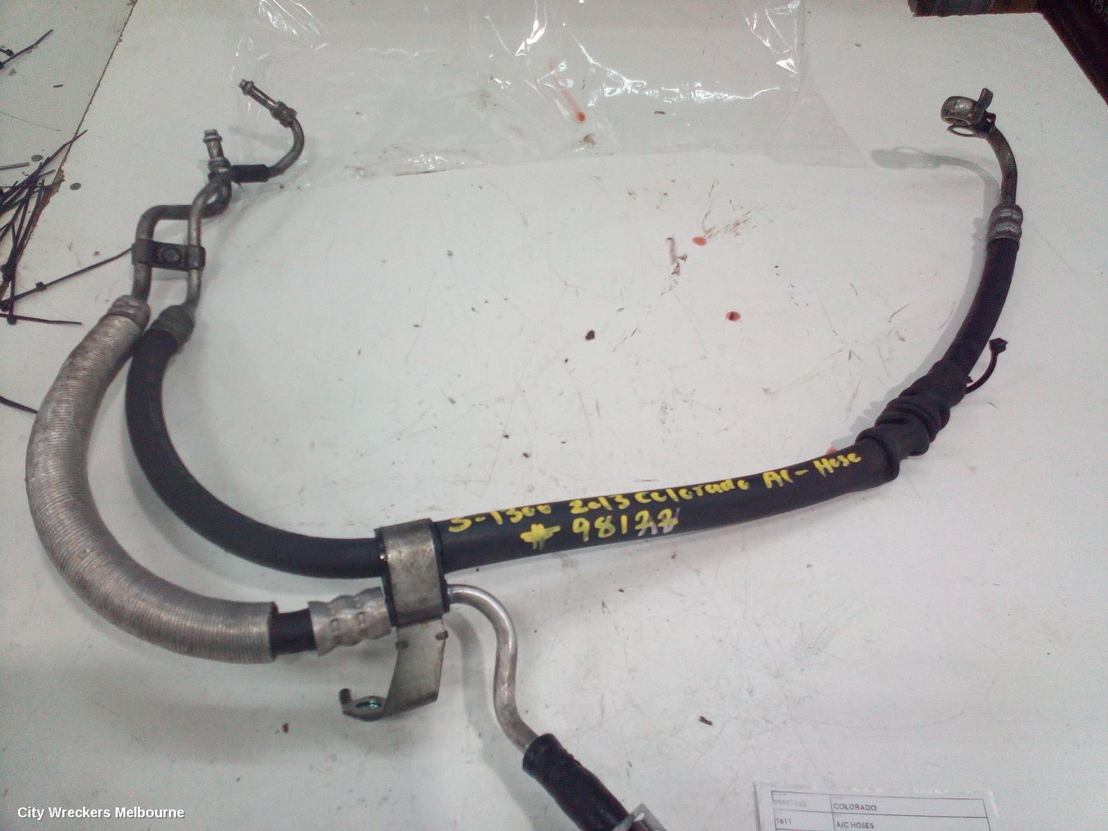 HOLDEN COLORADO A/C HOSES, RG, UTE, DIESEL, 2.5/2.8, COMPRESSOR TO EVAPORATOR, 01/2012 - 12/2020