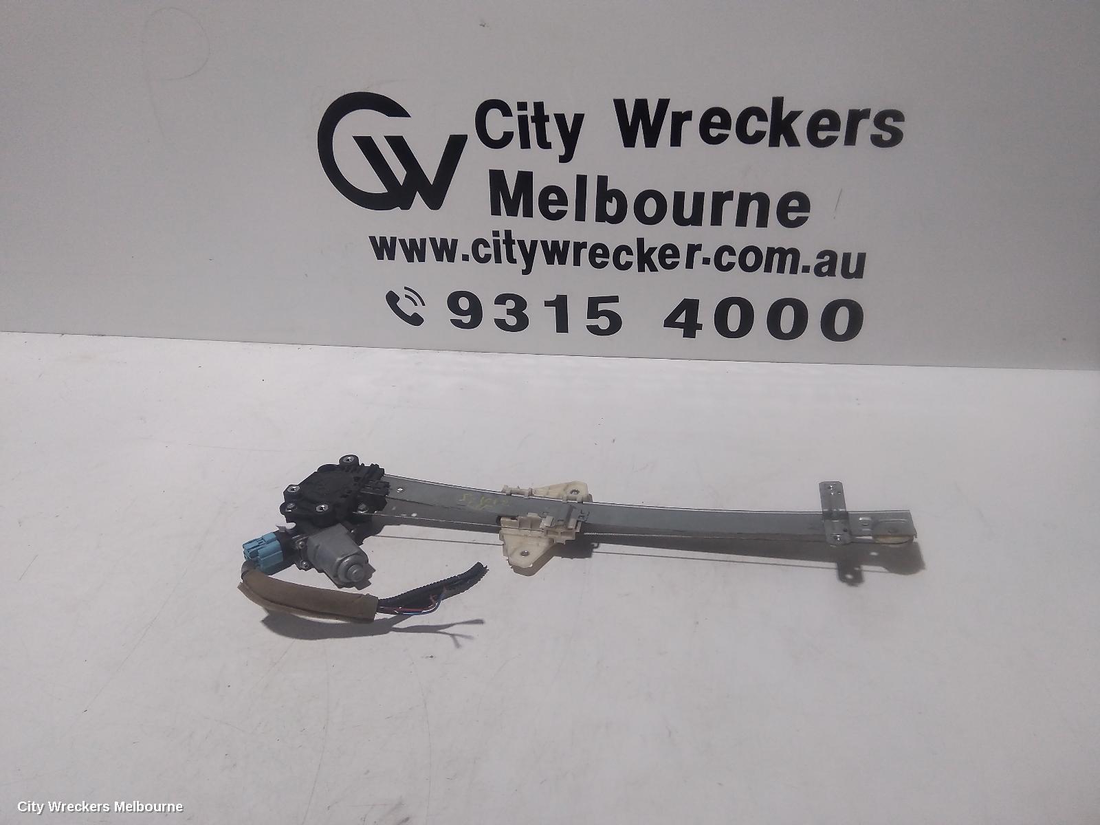 SUBARU IMPREZA LEFT FRONT WINDOW REG/MOTOR, G4, POWER, 12/2011 - 10/2016