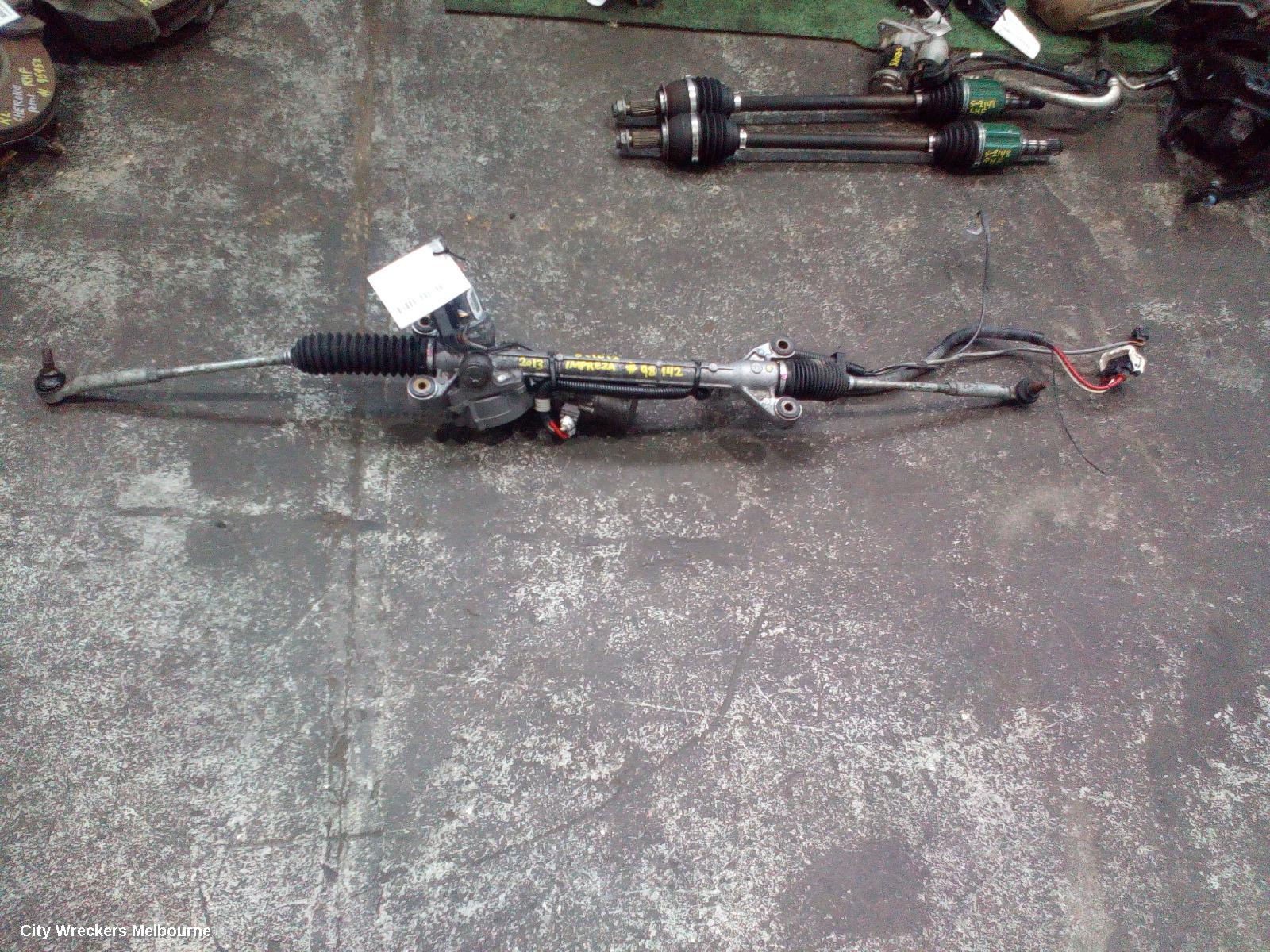 SUBARU IMPREZA STEERING BOX/RACK, G4, ELECTRIC, FJ000, 12/2011 - 10/2016