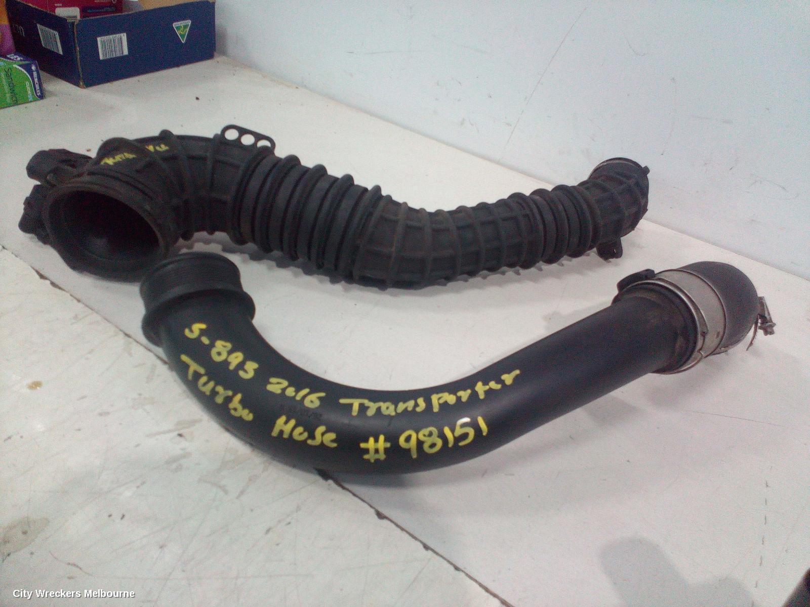 VOLKSWAGEN TRANSPORTER, T6, 07/2015 - 08/2024, TURBO HOSE: 98151