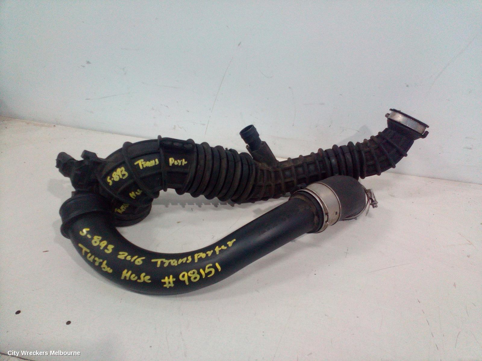 VOLKSWAGEN TRANSPORTER, T6, 07/2015 - 08/2024, TURBO HOSE: 98151