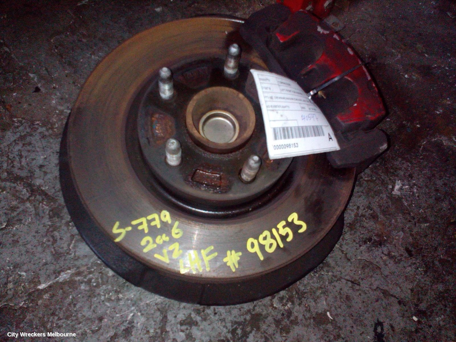 HOLDEN COMMODORE LEFT FRONT HUB ASSEMBLY, VY1-VZ, CREWMAN/WAGON/CAB AWD, ABS TYPE, VY/VZ 10/2002 - 09/2007